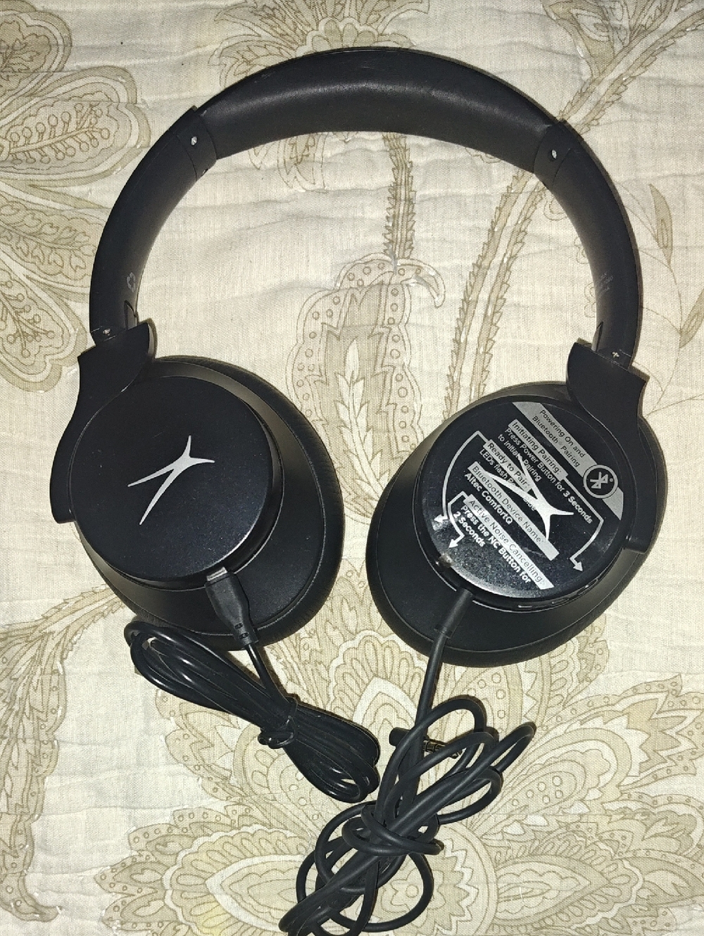 Altec Lansing ComfortQ ANC Wireless Bluetooth headphones.